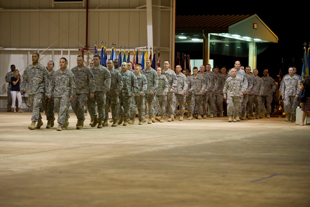 25th ID Headquarters, the last division headquarters under US forces in Iraq returns home