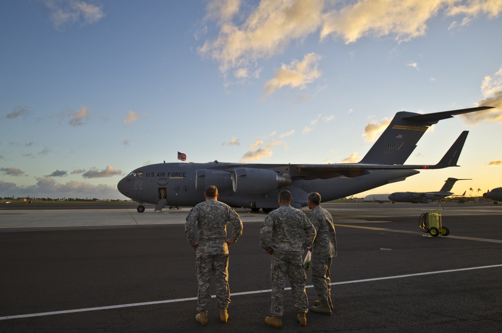 25th ID Headquarters, the last division headquarters under US forces in Iraq returns home