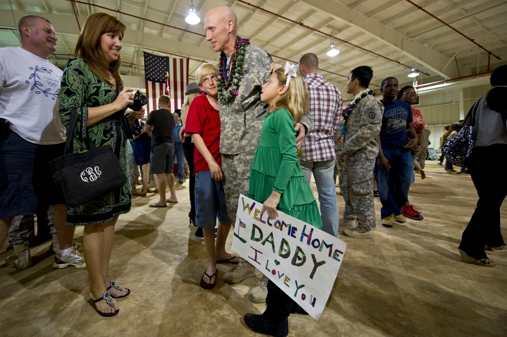 25th ID Headquarters, the last division headquarters under US forces in Iraq returns home