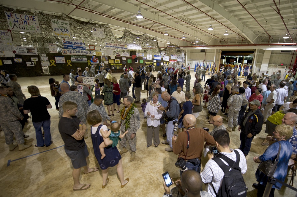 25th ID Headquarters, the last division headquarters under US forces in Iraq returns home