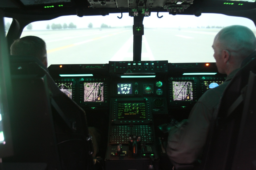 Team Osprey learns to operate simulators