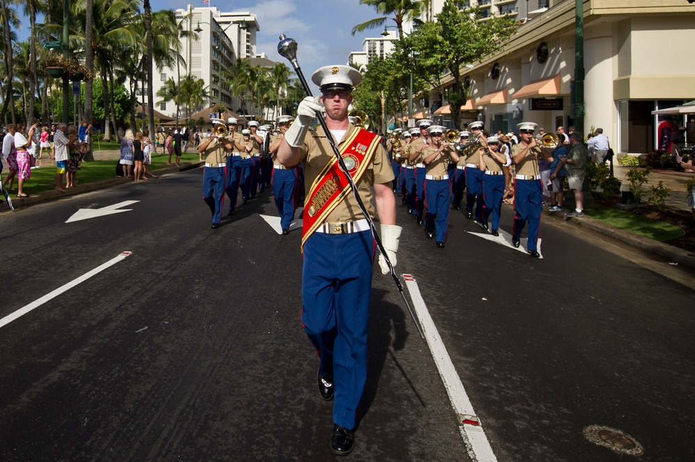 Congressional Gold Medal recipients honored for their service with a parade.
