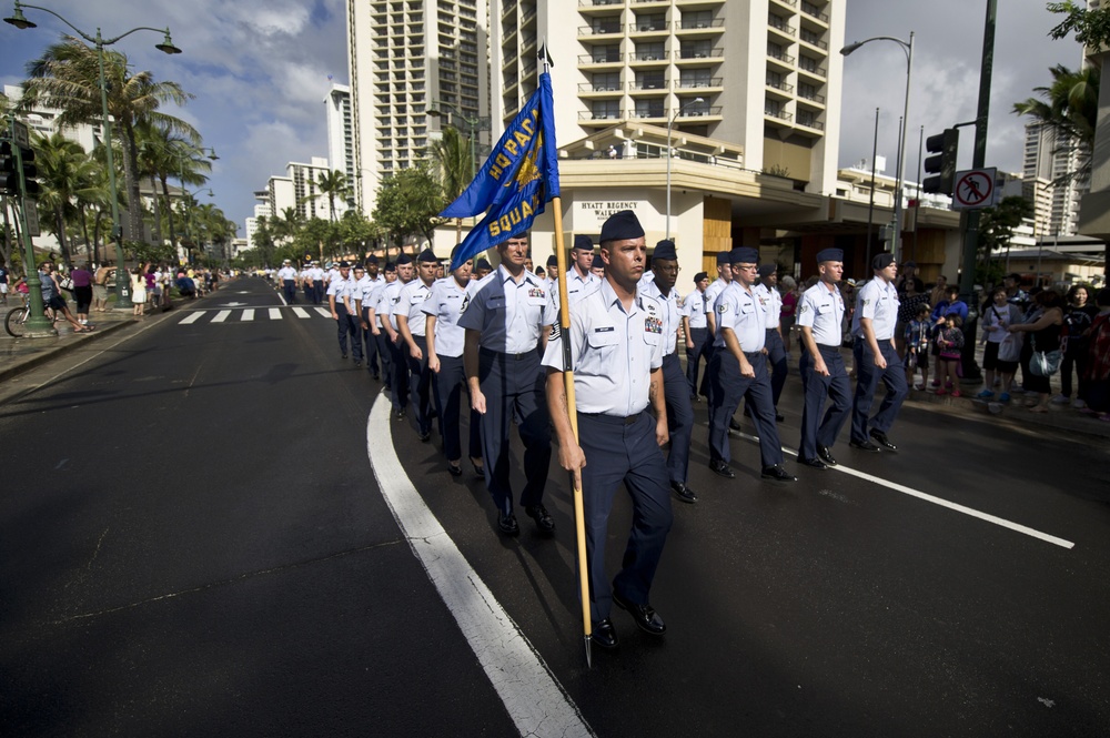 Congressional Gold Medal recipients honored for their service with a parade.
