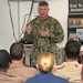 Master Chief Petty Officer of the Navy talks with sailors