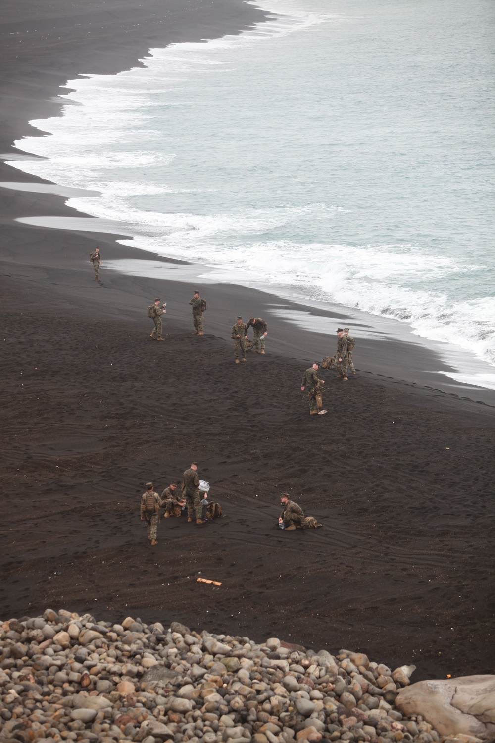 MWHS-1 walks sacred ground on Iwo Jima