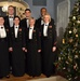 US Navy Band Sea Chanters pose for Christmas photo