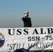 USS Albany change of command