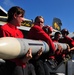 USS Carl Vinson flight deck action