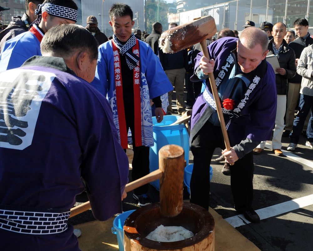 25th annual Chief Petty Officers Mochi Pounding festiva