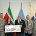 TriWest Healthcare Alliance present check to South Dakota National Guard’s Soldier and Family Support Services