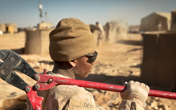 Combat Engineers tear down patrol bases throughout Helmand province, paving way for Afghan pullout