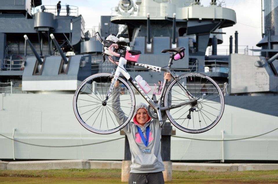 US Army spouse achieves 2011 goal to finish ½ triathlon, full triathlon planned for 2012