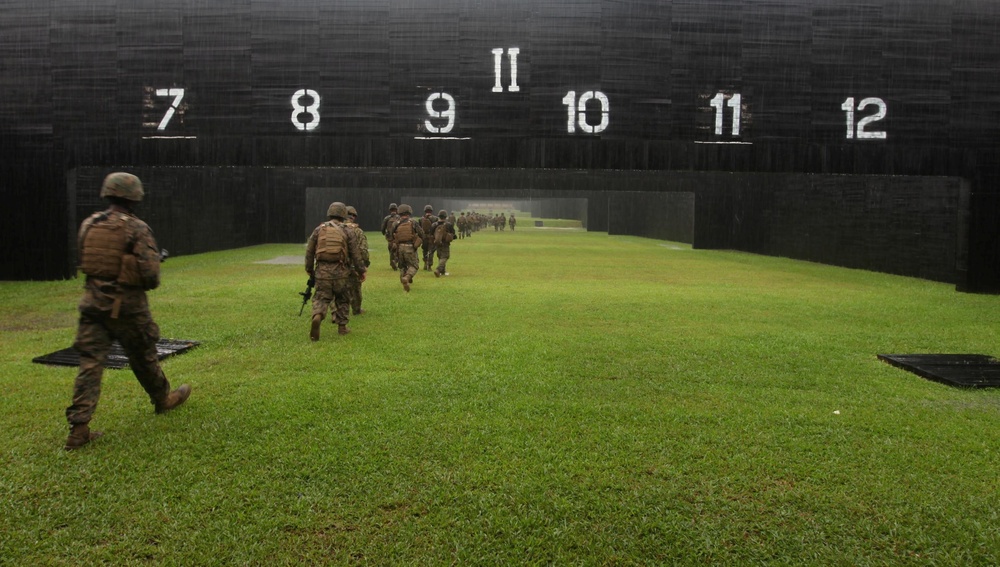 Marines participate in live fire exercise
