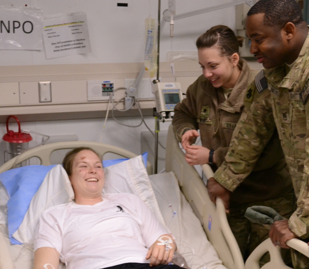 Combat medic demonstrates resiliency