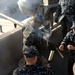 17-gun salute aboard USS Dwight D. Eisenhower