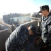 17-gun salute aboard USS Dwight D. Eisenhower