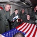 World War II veteran's aerial burial at sea