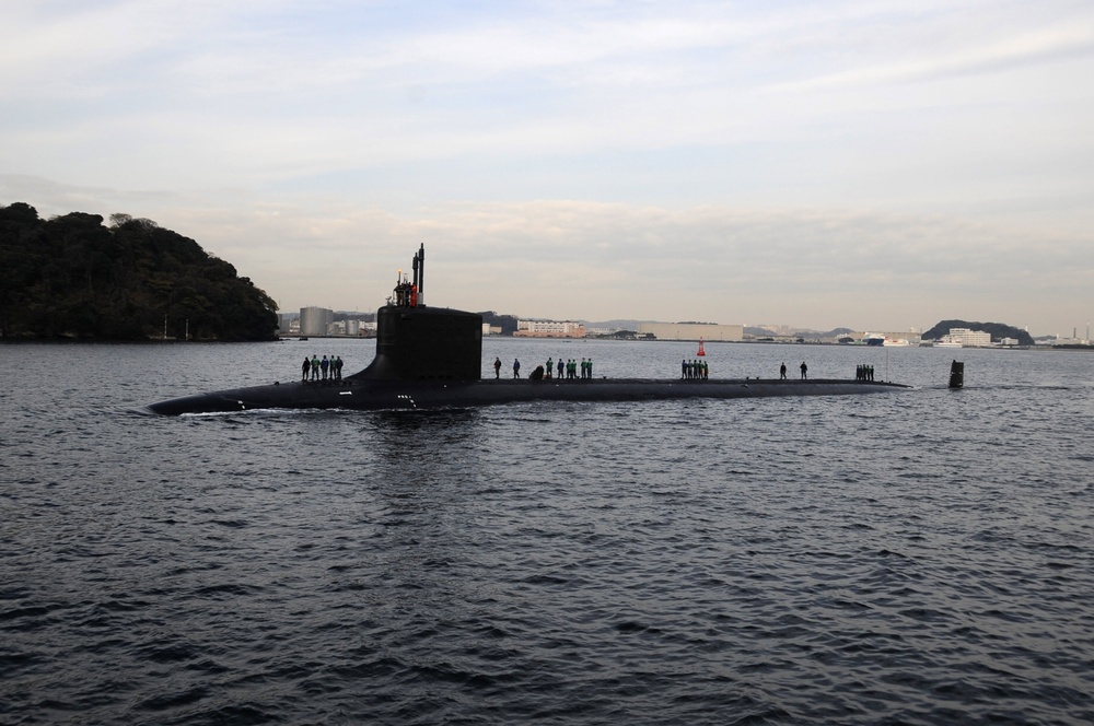 USS North Carolina arrives at Fleet Activities Yokosuka