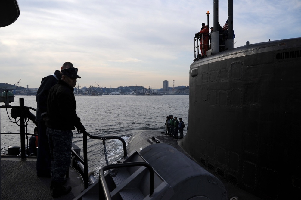 USS North Carolina arrives at Fleet Activities Yokosuka