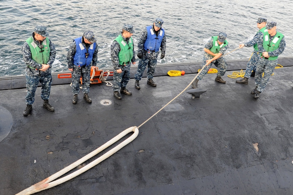 USS North Carolina arrives at Fleet Activities Yokosuka