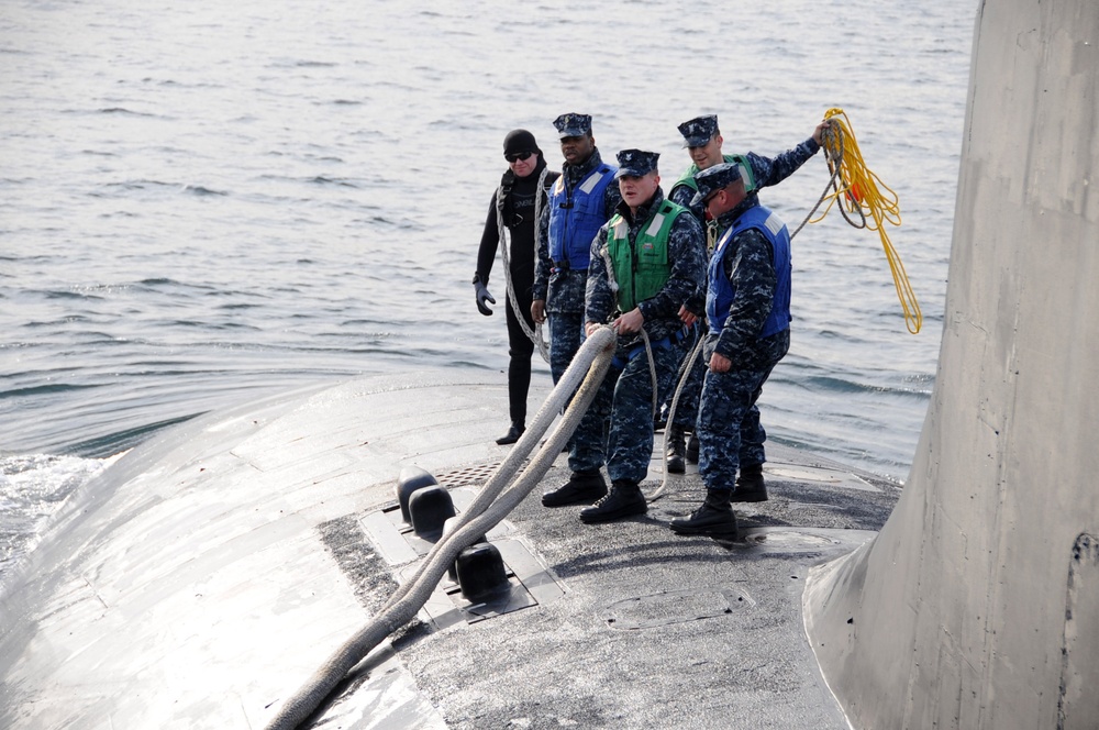 USS North Carolina arrives at Fleet Activities Yokosuka