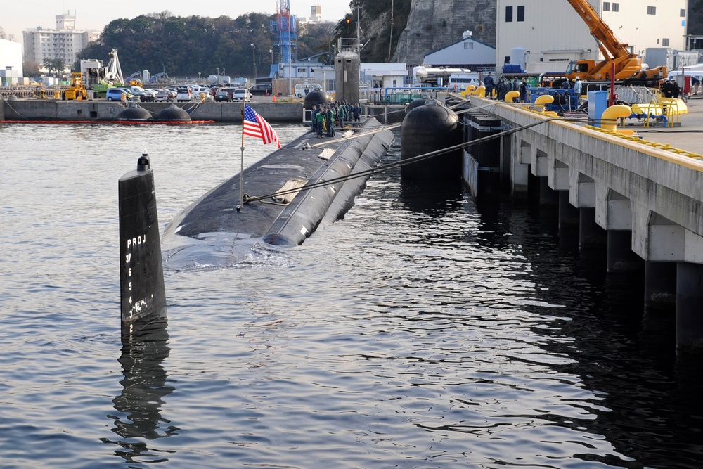 USS North Carolina arrives at Fleet Activities Yokosuka