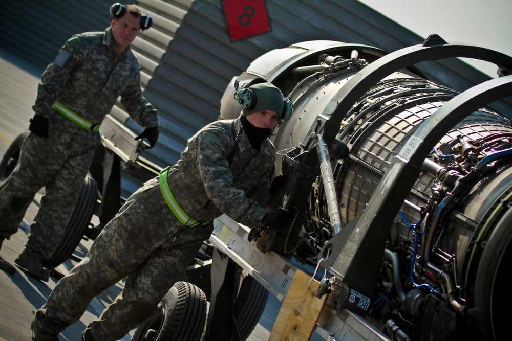 Engine removal