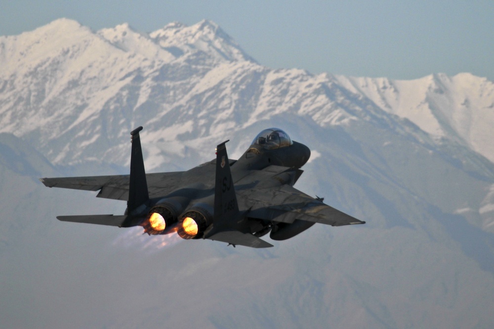 Strike Eagle in afterburner