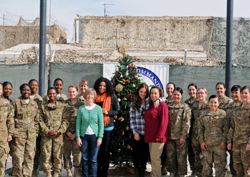 Senior leaders wives meet with Regional Command (South) female soldiers
