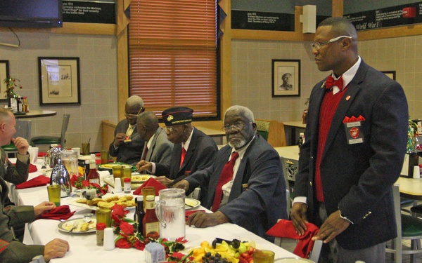 Living legends: Montford Point Marines visit depot