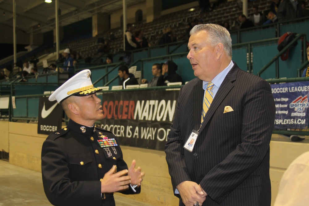 SD Sockers hosts Military Appreciation Night