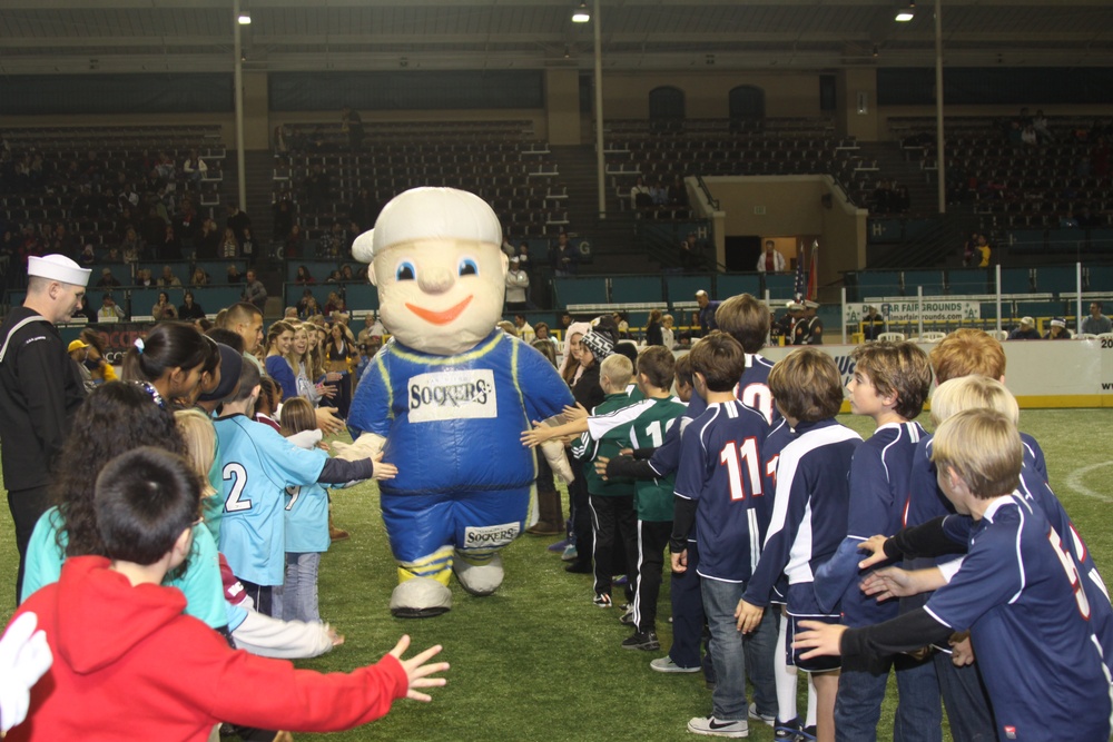 SD Sockers hosts Military Appreciation Night