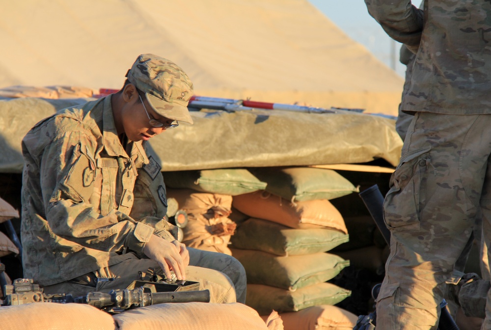 FOB Khenjakak mortar team