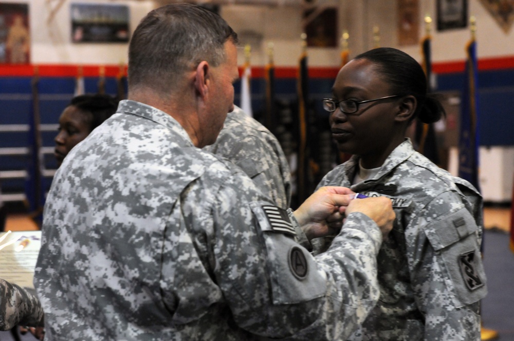 Purple Heart on Christmas