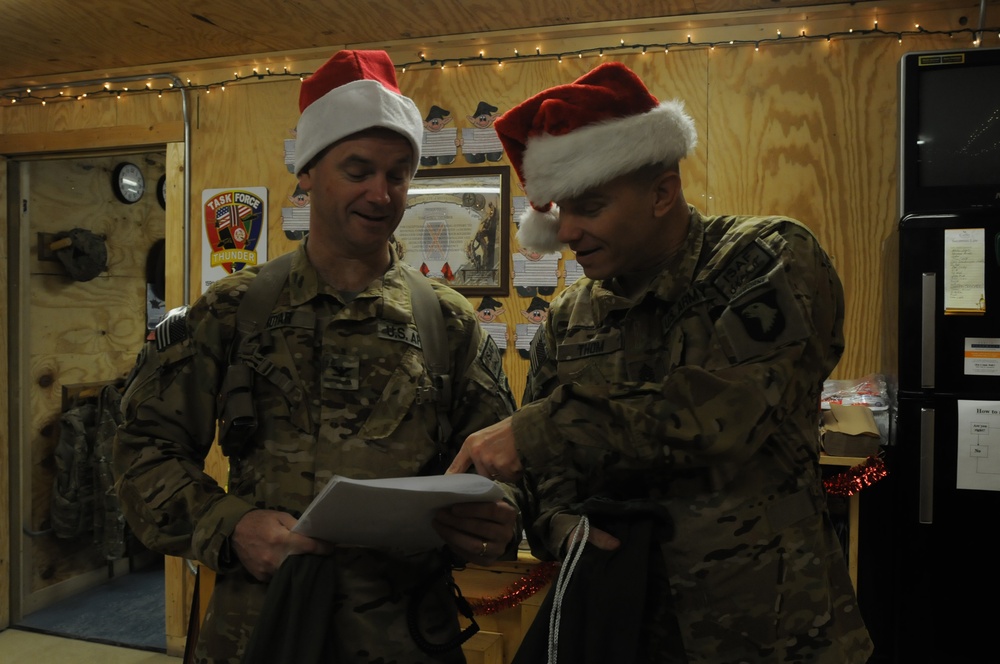 159th CAB celebrates Christmas in Afghanistan