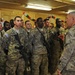 Maj. Gen. Huggins speaks with soldiers on Christmas