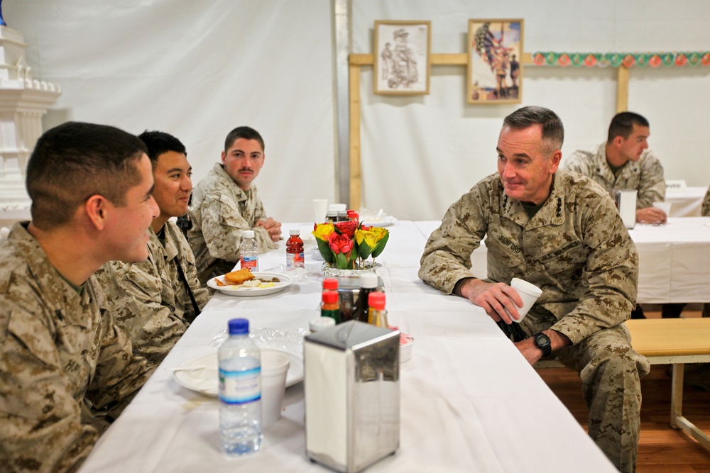 Assistant Commandant of the Marine Corps visits Camp Leatherneck