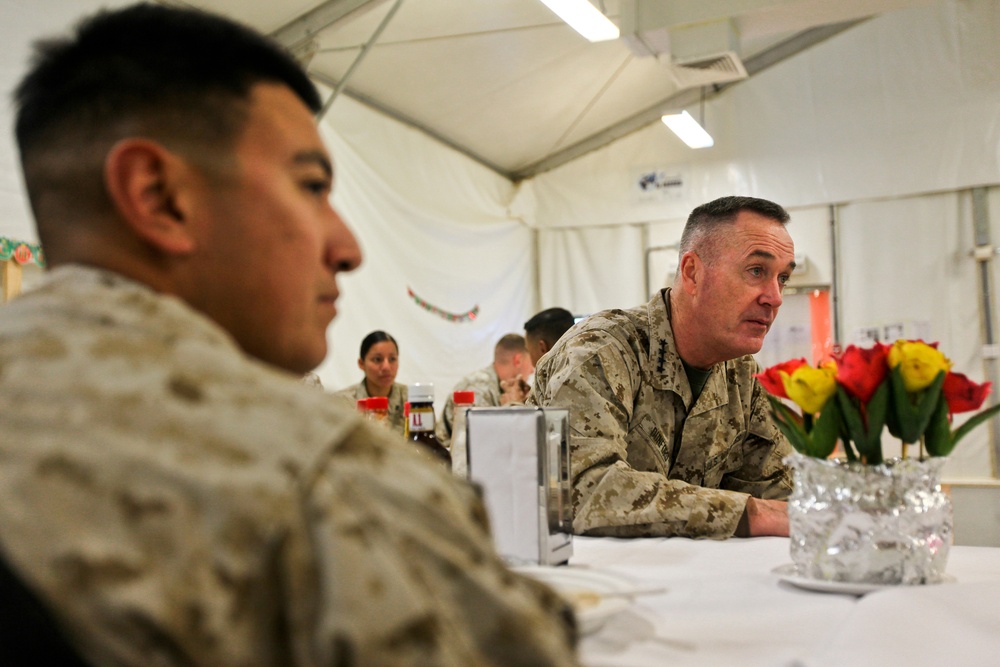 Assistant Commandant of the Marine Corps visits Camp Leatherneck