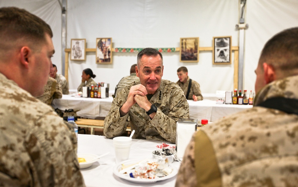 Assistant Commandant of the Marine Corps visits Camp Leatherneck