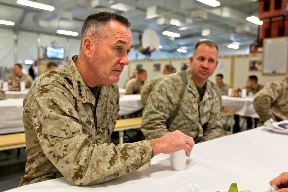 Assistant Commandant of the Marine Corps visits Camp Leatherneck