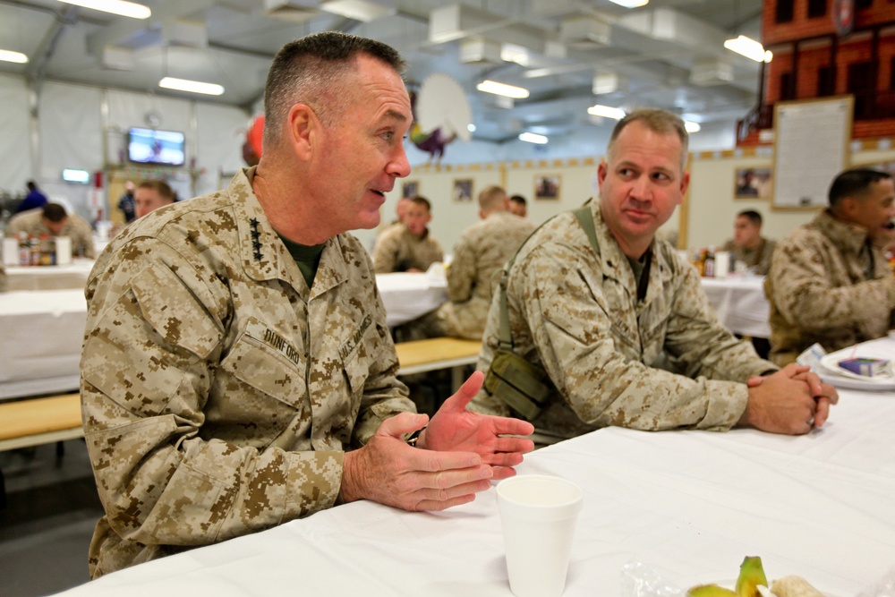 Assistant Commandant of the Marine Corps visits Camp Leatherneck