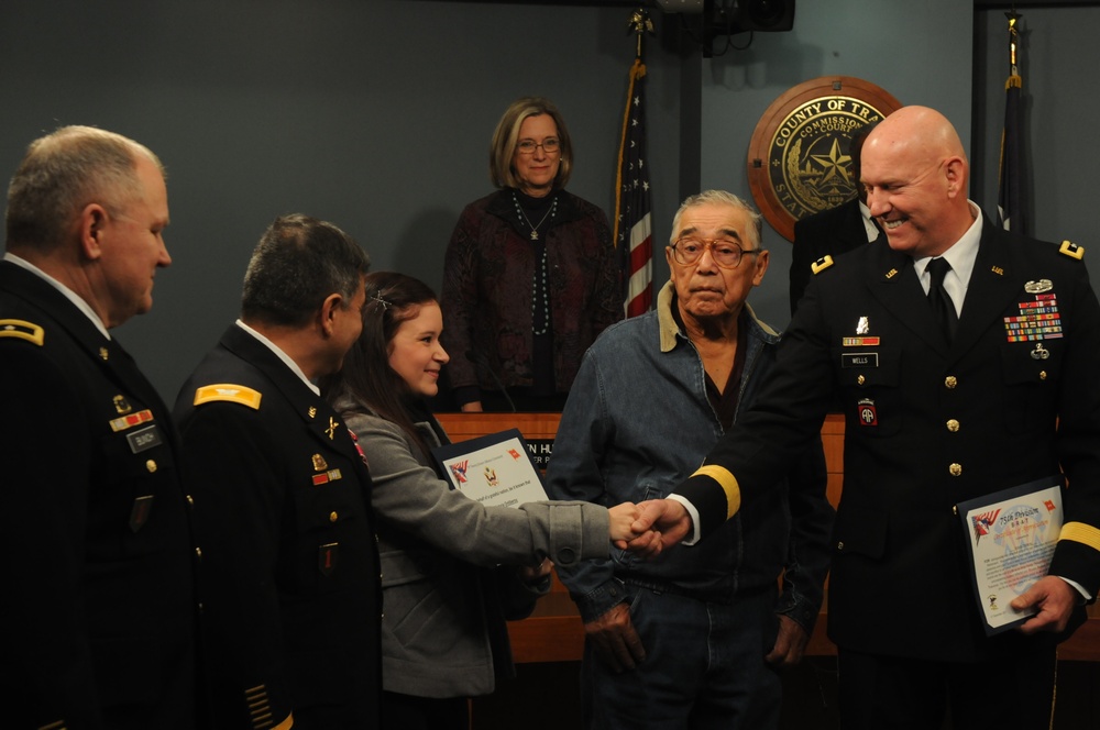 Austin Reservist receives Purple Heart