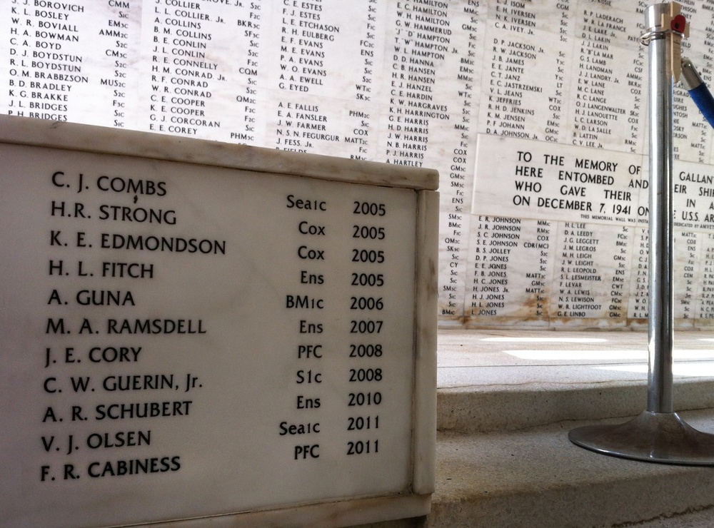 Marine Pearl Harbor attack survivor interred at USS Arizona