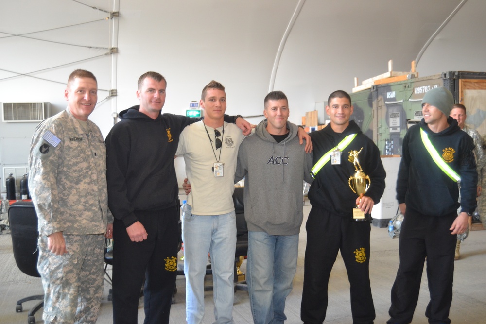 Group photo for first place