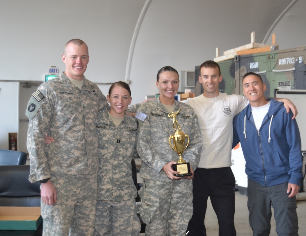 Group photo for second place