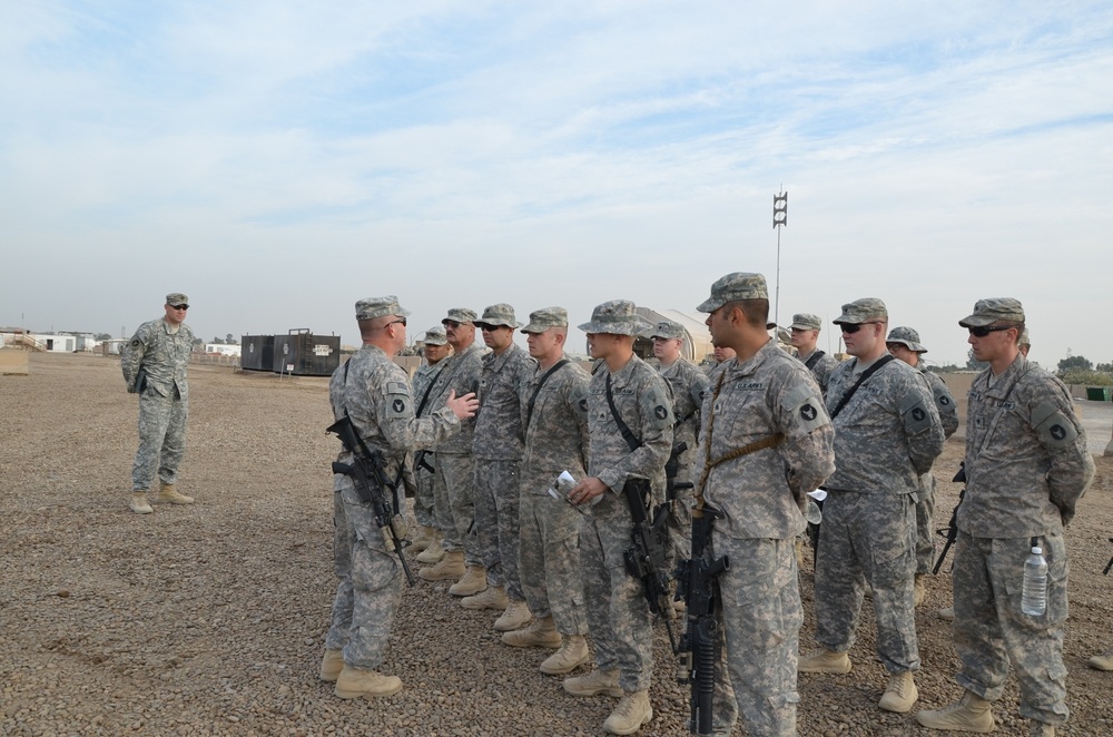 Delta Company of 2-135 IN deployed during draw down