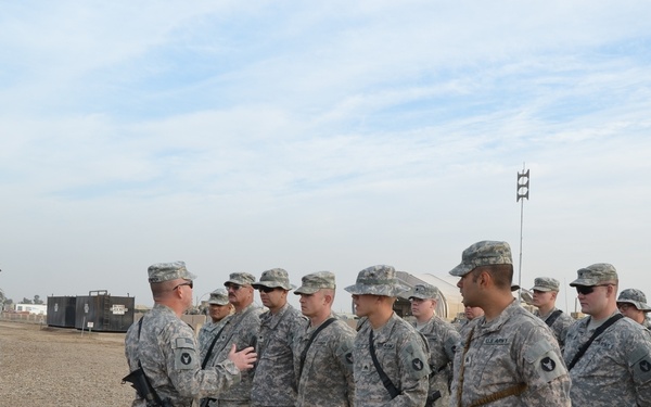 Delta Company of 2-135 IN deployed during draw down