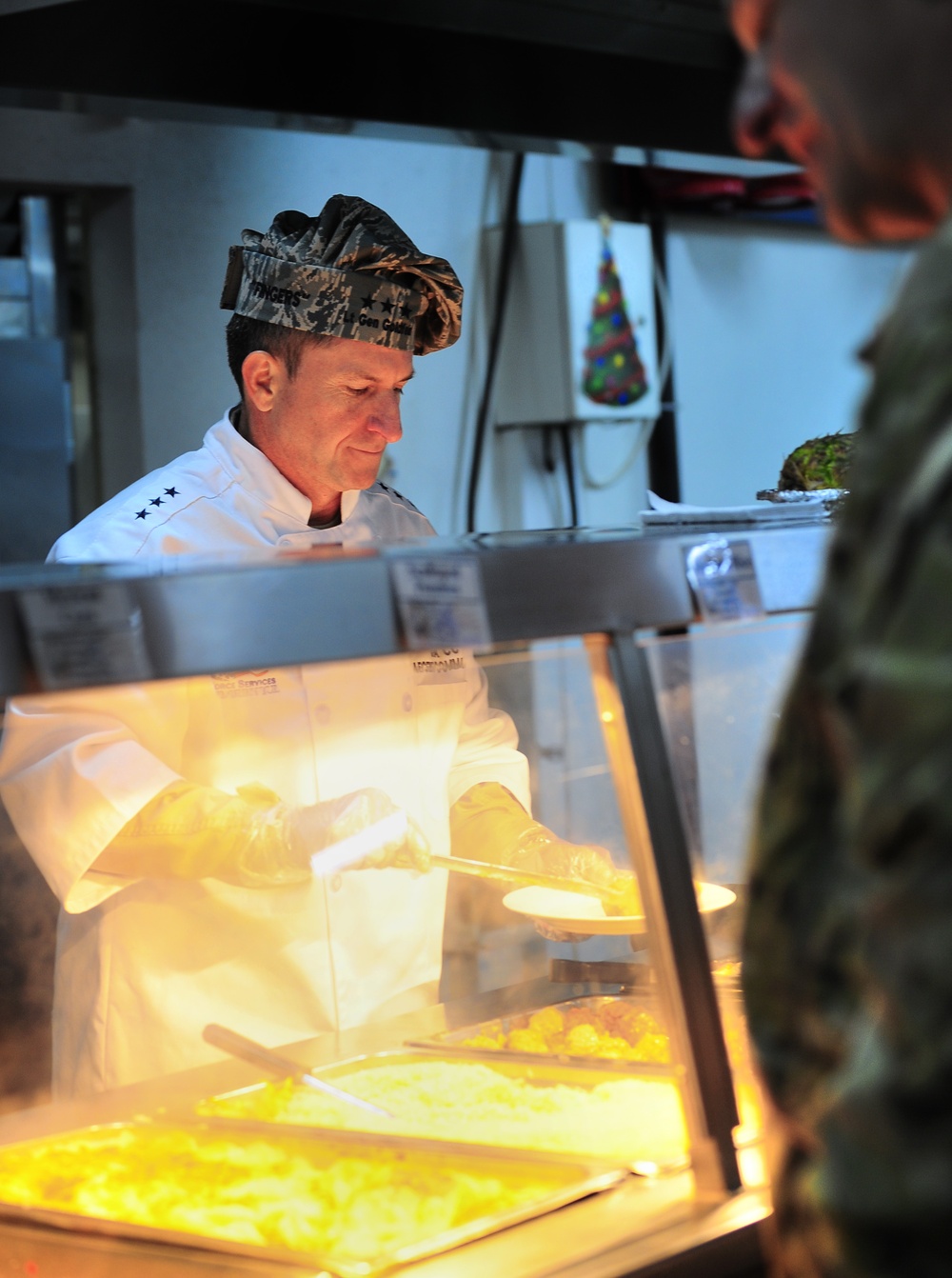 Lt. Gen. David L. Goldfein visits the Transit Center at Manas, Kyrgyzstan