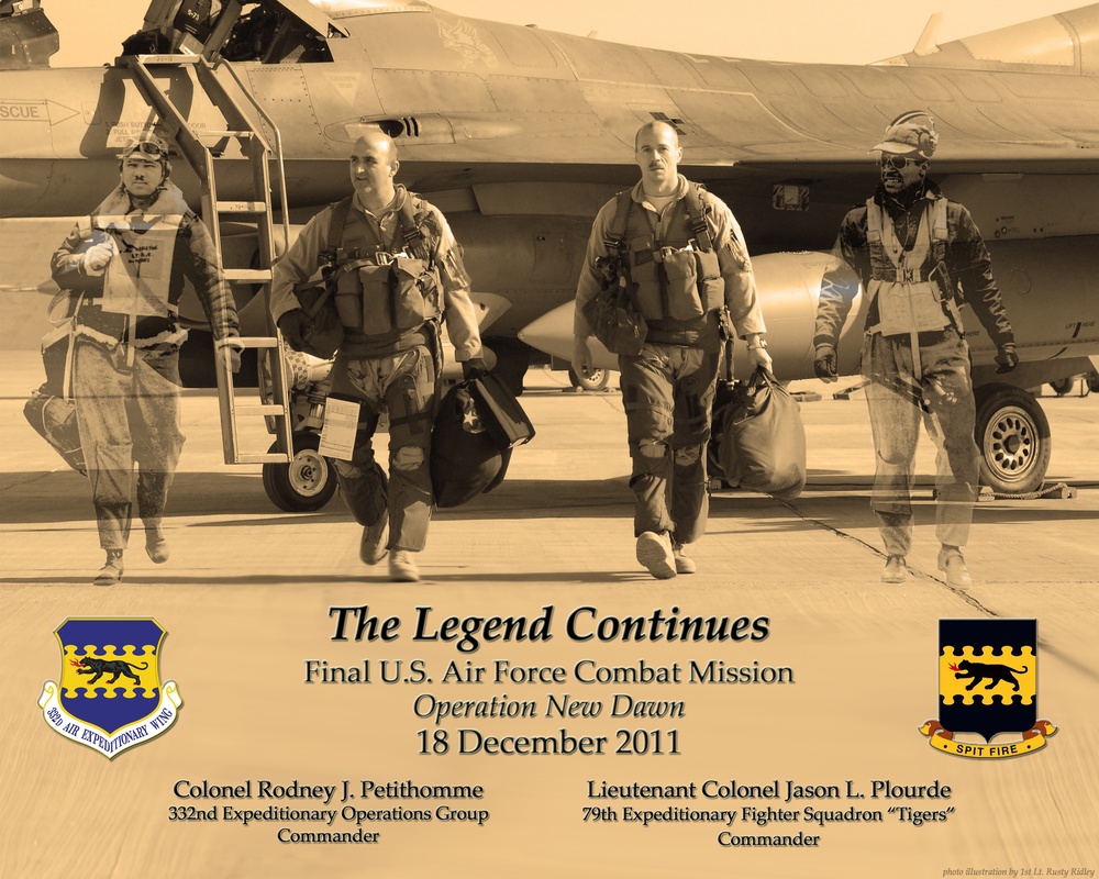 Final US Air Force combat mission over Iraq