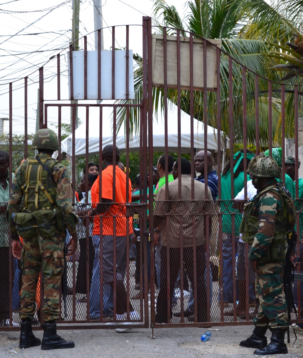 Polls closed in Jamaica